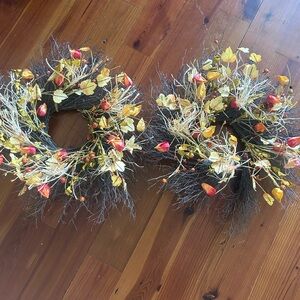 Fall Wreaths SET OF 2